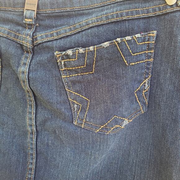 Y2k Tommy Hilfiger Denim Tulip Skirt size 3 - Picture 5 of 12